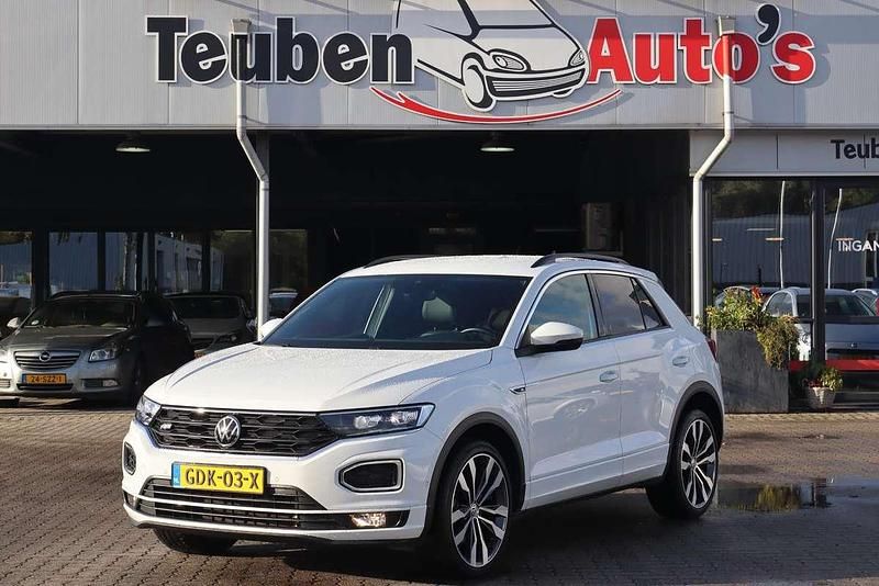 Wit Gebruikt 2020 VW T-Roc Business SUV | € 23.695 (Super prijs) - Afbeelding 1/4