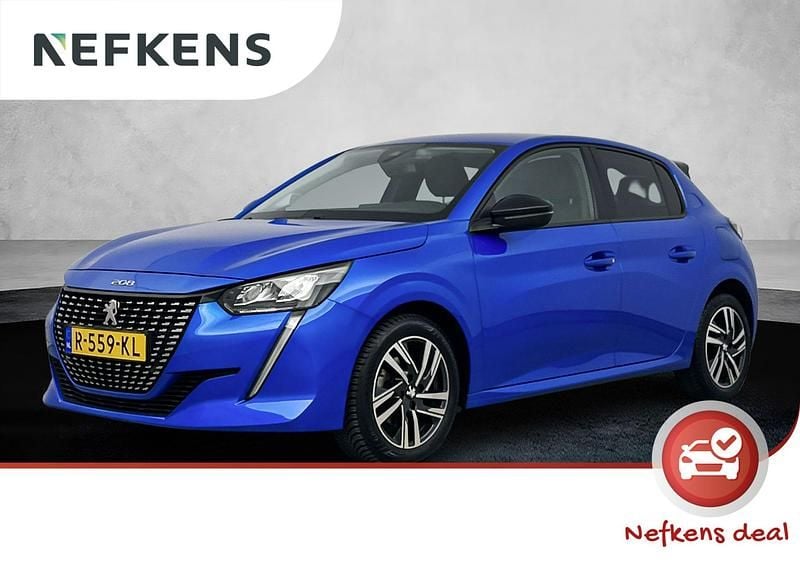 Blauw Gebruikt 2022 Peugeot 208 Allure Hatchback | € 17.900 (Goede deal) - Afbeelding 1/3