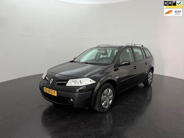 Zwart Gebruikt 2008 Renault Mégane GrandTour Business Stationwagen | € 1.995 - Afbeelding 1/4