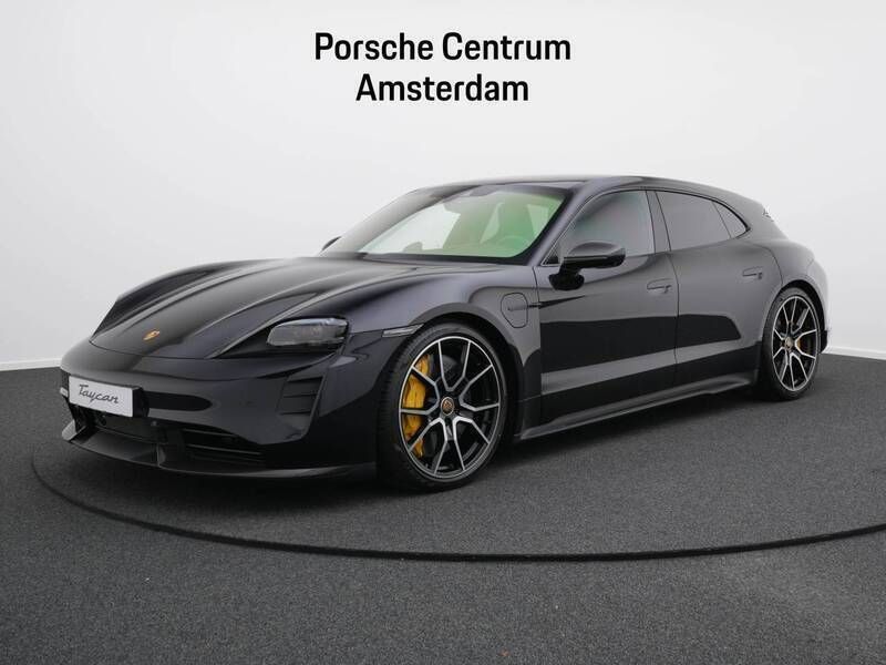 Diepzwart metallic Gebruikt 2024 Porsche Taycan Turbo S Sport Turismo Sedan | € 159.950 (Goede deal) - Afbeelding 1/4