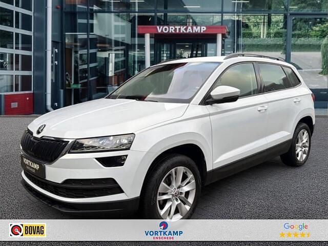 Wit Gebruikt 2021 Skoda Karoq Ambition SUV | € 25.950 (Super prijs) - Afbeelding 1/4