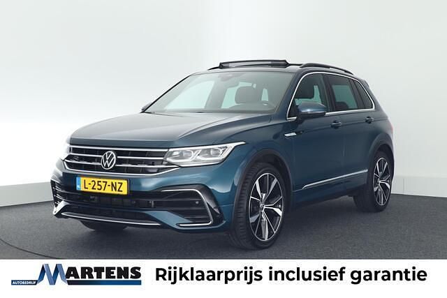 Blauw Occasion 2021 VW Tiguan R-line SUV | € 36.749 (Eerlijke prijs) - Afbeelding 1/4