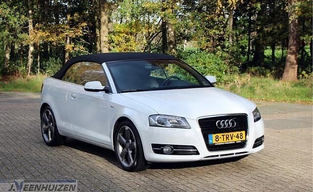 Wit Gebruikt 2014 Audi A3 Cabriolet Sport Cabriolet | € 13.999 - Afbeelding 1/4