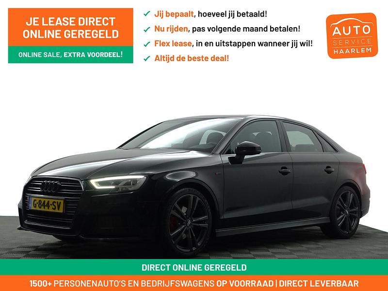 Zwart metallic Occasion 2019 Audi A3 S-Line Sedan | € 19.900 (Iets duurder) - Afbeelding 1/4