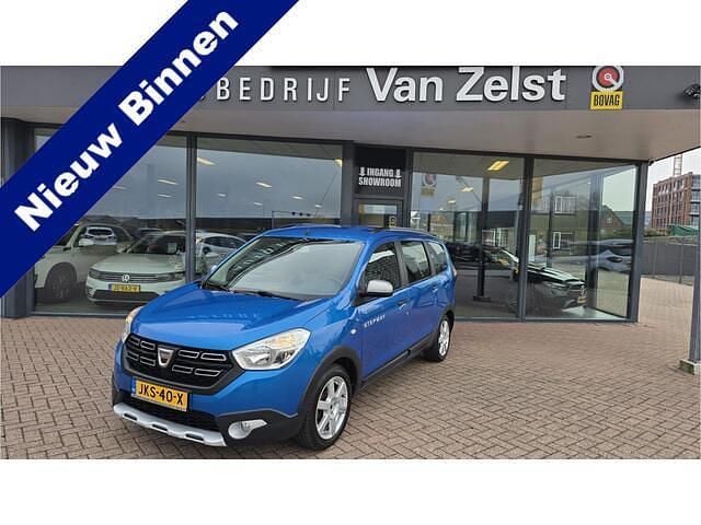 Blauw Gebruikt 2018 Dacia Lodgy Stepway MPV | € 13.950 (Iets duurder) - Afbeelding 1/4