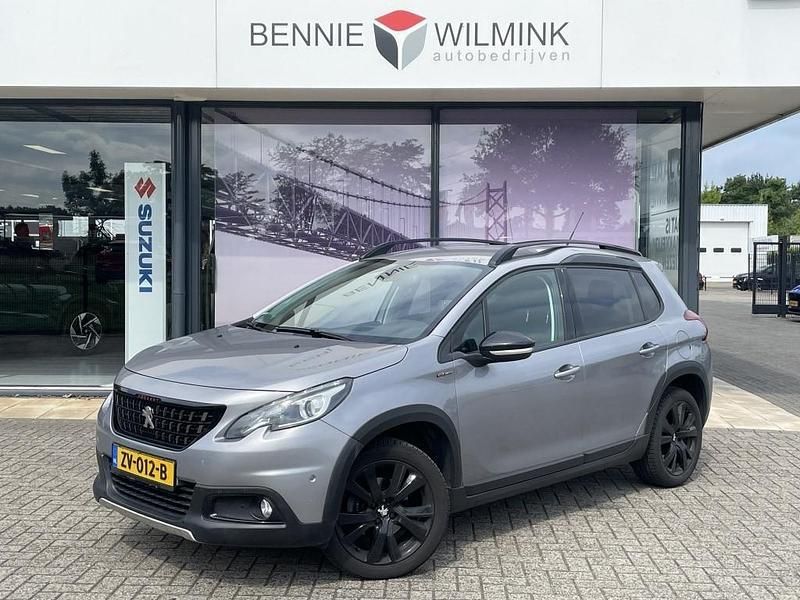 Grijs Gebruikt 2019 Peugeot 2008 GT-line SUV | € 12.990 (Goede deal) - Afbeelding 1/4