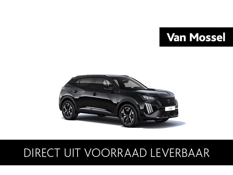 Zwart Nieuw 2025 Peugeot e-2008 Allure SUV | € 40.850 (Eerlijke prijs) - Afbeelding 1/4