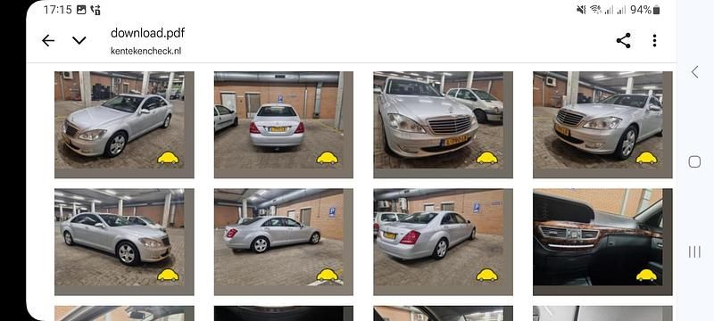 Grijs (metallic) Gebruikt 2005 Mercedes S350 Prestige Sedan | € 2.500 - Afbeelding 1/4