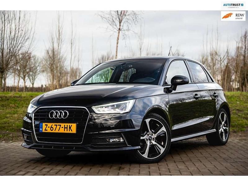 Zwart Occasion 2015 Audi A1 Sportback S-Line Hatchback | € 14.950 (Duur) - Afbeelding 1/4