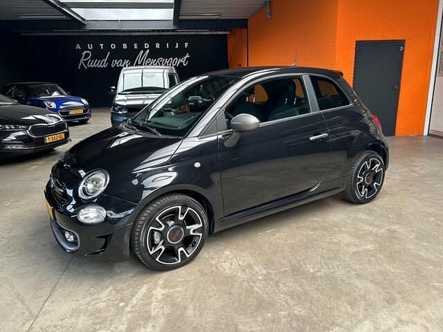 Zwart Gebruikt 2019 Fiat 500 Sport Hatchback | € 12.990 (Iets duurder) - Afbeelding 1/4