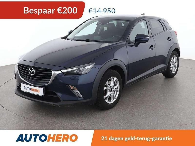 Blauw (metallic) Gebruikt 2017 Mazda CX-3 SUV | € 14.949 (Eerlijke prijs) - Afbeelding 1/3