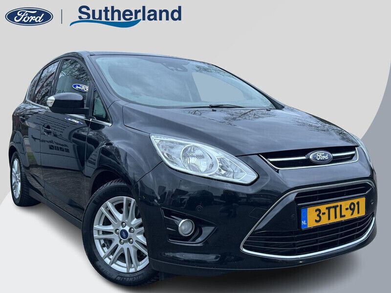 Zwart Occasion 2013 Ford C-MAX Titanium MPV | € 9.950 - Afbeelding 1/4
