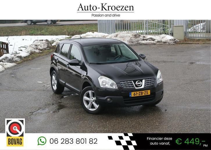 Zwart Occasion 2008 Nissan Qashqai Premium Edition SUV | € 3.950 (Super prijs) - Afbeelding 1/4