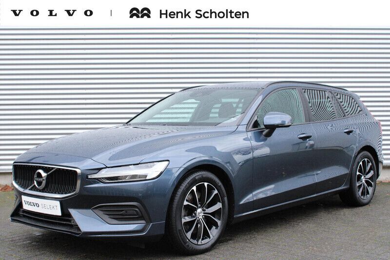 Blauw, metallic lak Gebruikt 2021 Volvo V60 Momentum Stationwagen | € 32.750 (Eerlijke prijs) - Afbeelding 1/4