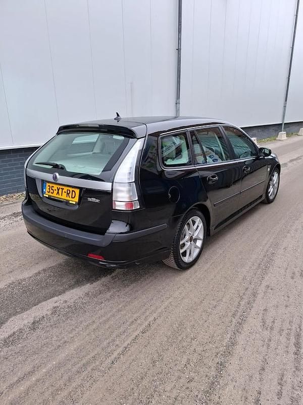 Occasion Saab 9-3 Linear 2007 Zwart Stationwagen