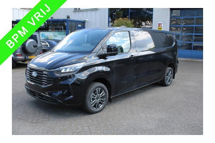 Zwart Nieuw 2024 Ford Transit Custom Limited Van | € 38.950 (Goede deal) - Afbeelding 1/4