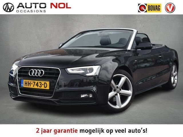 Zwart Gebruikt 2015 Audi A5 Cabriolet S-Line Cabriolet | € 19.950 (Eerlijke prijs) - Afbeelding 1/4