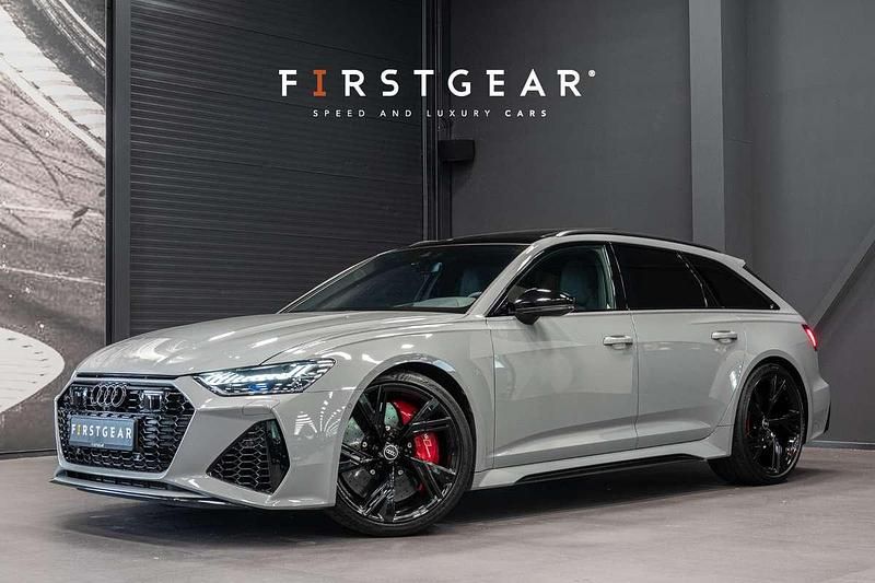 Grijs Gebruikt 2021 Audi RS6 Comfort Stationwagen | € 109.900 - Afbeelding 1/4