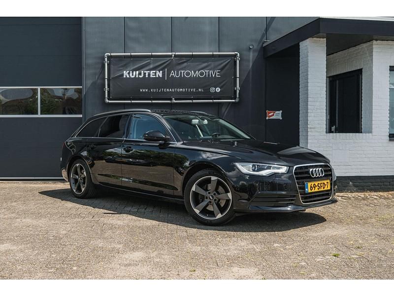 Zwart Gebruikt 2012 Audi A6 Proline Stationwagen | € 17.995 (Duur) - Afbeelding 1/4