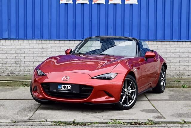 Rood Gebruikt 2017 Mazda MX5 Sports-Line Cabriolet | € 23.450 (Eerlijke prijs) - Afbeelding 1/4