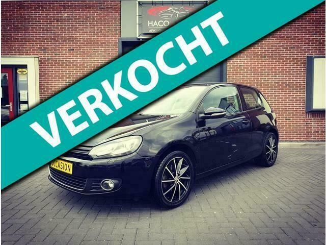 Zwart Gebruikt 2010 VW Golf VI Highline Hatchback | € 6.250 (Iets duurder) - Afbeelding 1/4