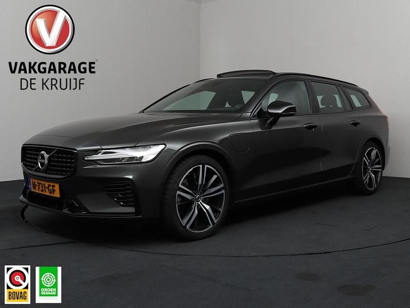 Grijs Gebruikt 2021 Volvo V60 R-Design Stationwagen | € 29.950 (Eerlijke prijs) - Afbeelding 1/4