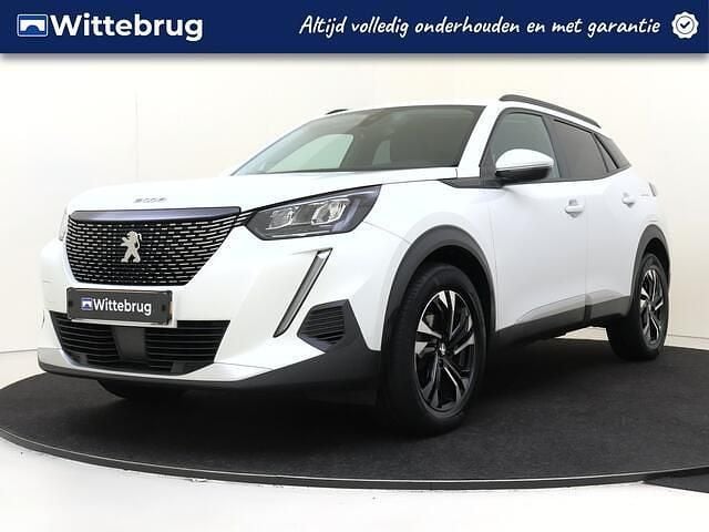 Wit Gebruikt 2021 Peugeot 2008 Allure SUV | € 17.925 (Eerlijke prijs) - Afbeelding 1/3