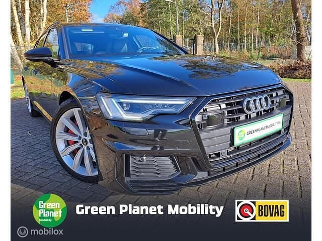 Zwart Gebruikt 2021 Audi A6 S-Line Stationwagen | € 41.350 (Eerlijke prijs) - Afbeelding 1/4