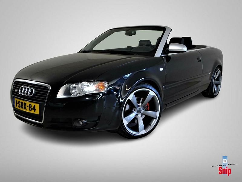 Zwart, metallic lak Gebruikt 2007 Audi A4 Cabriolet Cabriolet | € 9.950 - Afbeelding 1/4
