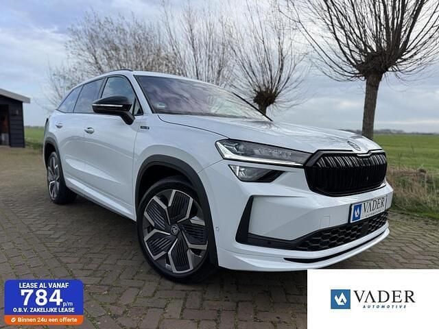 Wit Gebruikt 2025 Skoda Kodiaq SportLine SUV | € 48.950 - Afbeelding 1/4