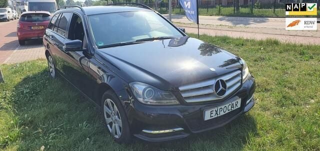 Zwart Gebruikt 2014 Mercedes C200 Ambition Stationwagen | € 5.995 (Iets duurder) - Afbeelding 1/4