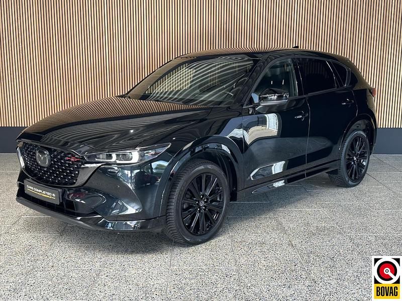 Zwart Gebruikt 2022 Mazda CX-5 Homura-Line SUV | € 35.695 (Iets duurder) - Afbeelding 1/4