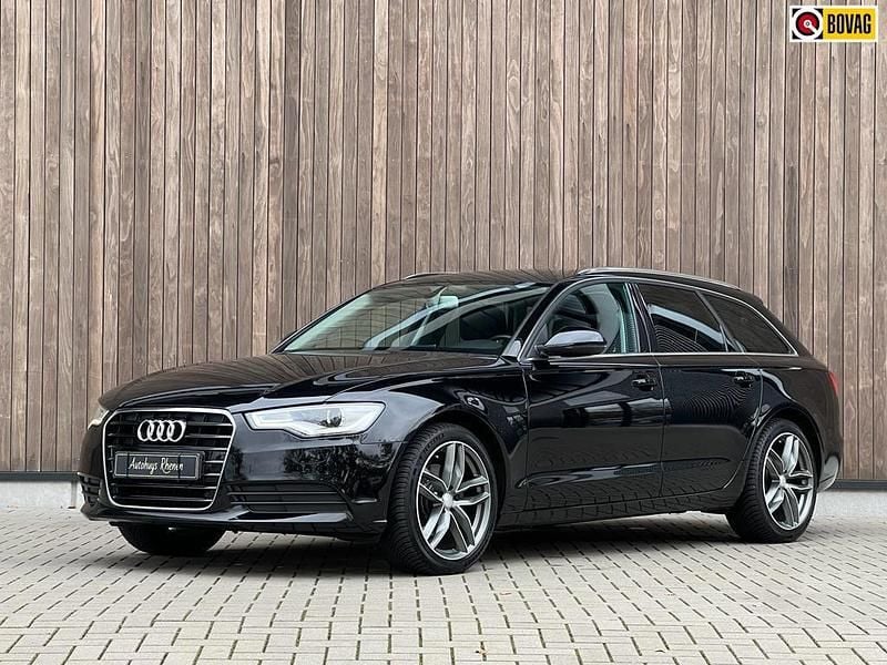 Zwart Occasion 2014 Audi A6 Sport Stationwagen | € 12.900 (Super prijs) - Afbeelding 1/4