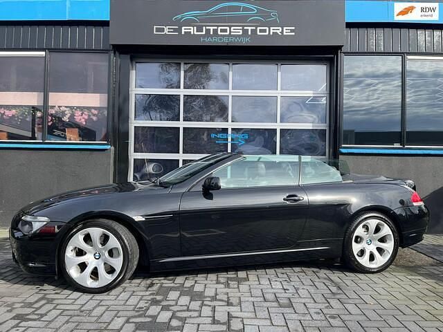 Zwart Gebruikt 2007 BMW 650 Cabriolet Executive Cabriolet | € 12.950 - Afbeelding 1/4