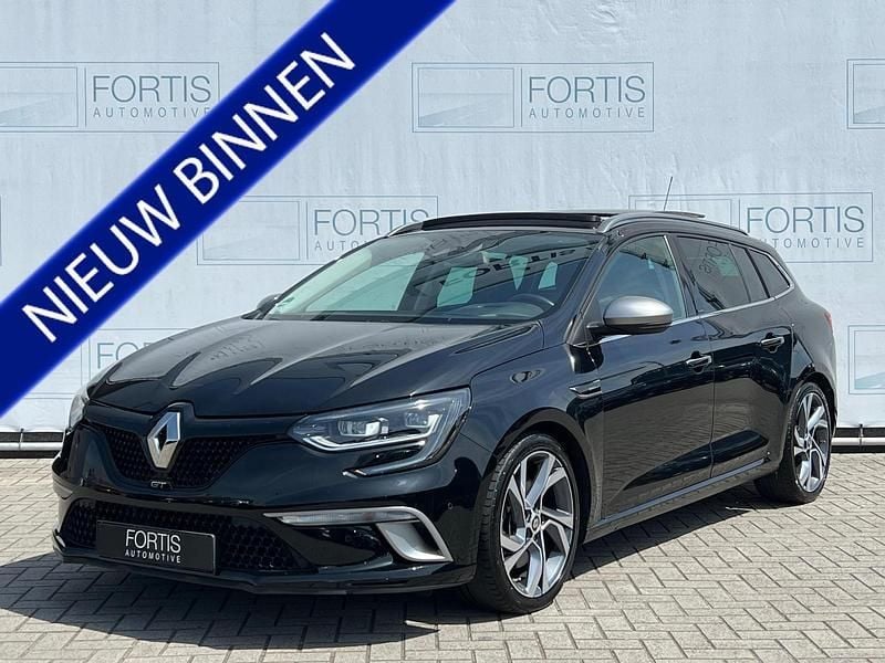 Zwart Gebruikt 2018 Renault Mégane GrandTour GT Stationwagen | € 21.900 (Eerlijke prijs) - Afbeelding 1/4