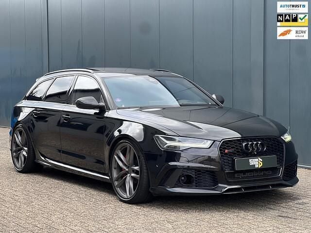 Zwart Gebruikt 2015 Audi RS6 Advanced Stationwagen | € 42.500 (Super prijs) - Afbeelding 1/4
