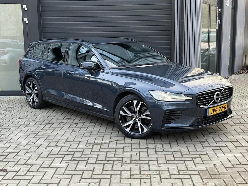 Blauw Occasion 2021 Volvo V60 R-Design Stationwagen | € 25.950 (Super prijs) - Afbeelding 1/4