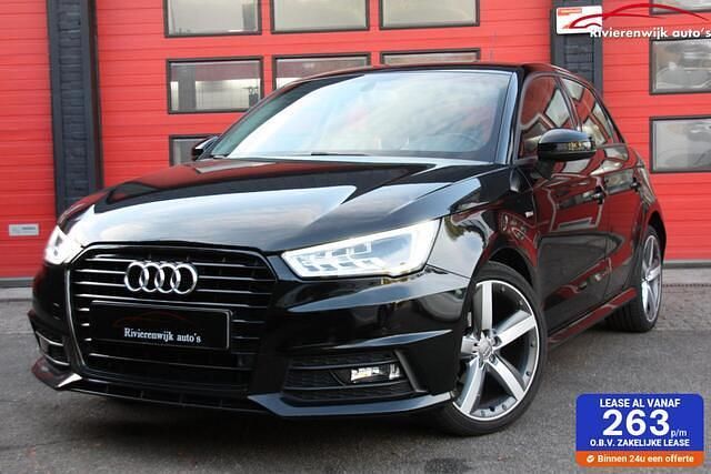 Zwart Gebruikt 2017 Audi A1 Sportback S-Line Hatchback | € 16.250 (Eerlijke prijs) - Afbeelding 1/4