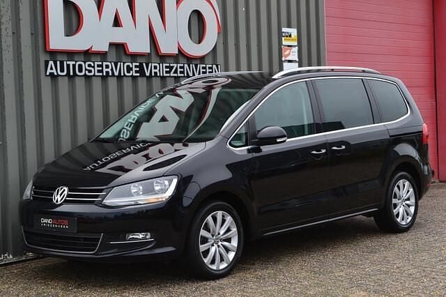 Zwart Gebruikt 2011 VW Sharan Highline MPV | € 6.750 (Super prijs) - Afbeelding 1/4