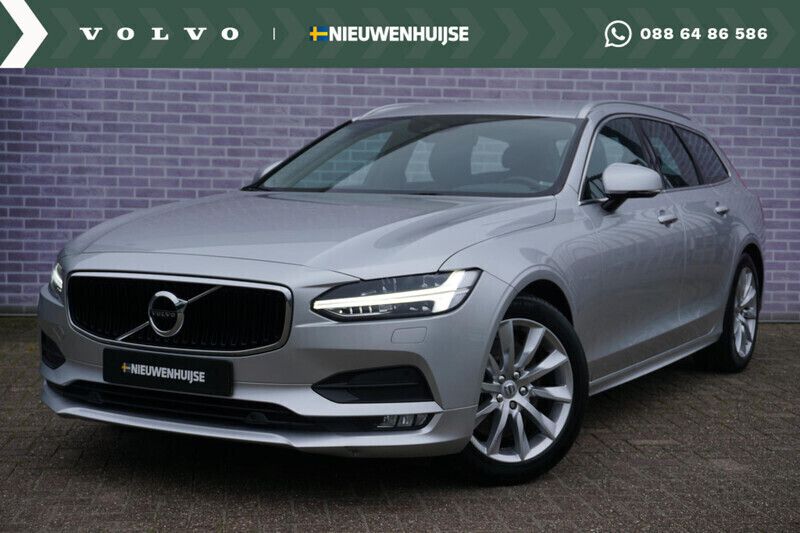 Grijs Gebruikt 2019 Volvo V90 Momentum Stationwagen | € 28.694 (Eerlijke prijs) - Afbeelding 1/3