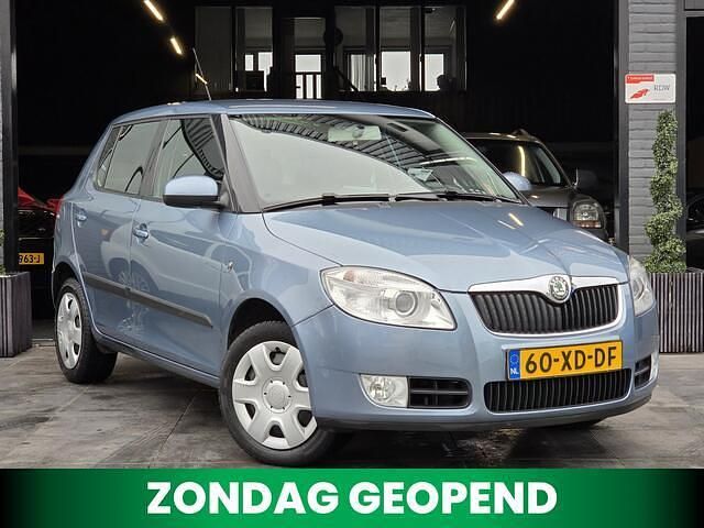 Blauw Gebruikt 2007 Skoda Fabia Ambiente Hatchback | € 4.000 (Eerlijke prijs) - Afbeelding 1/4