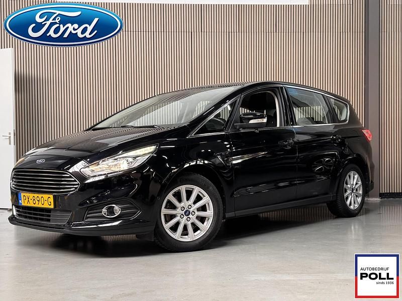Zwart Gebruikt 2017 Ford S-MAX Titanium MPV | € 17.900 (Eerlijke prijs) - Afbeelding 1/4