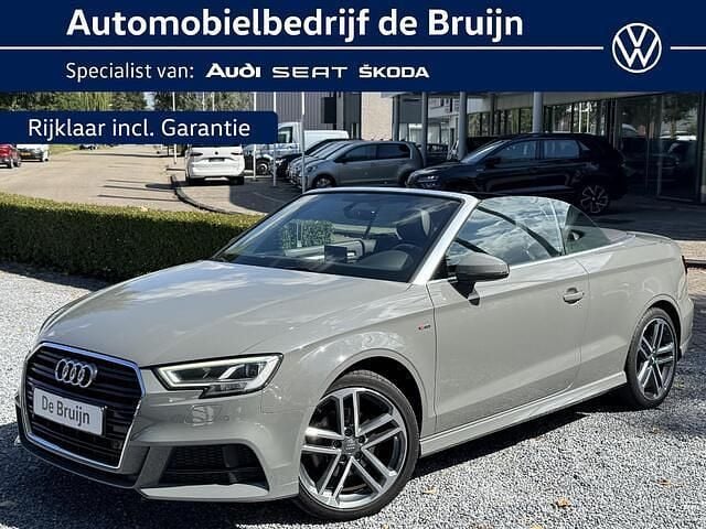 Grijs Gebruikt 2019 Audi A3 Cabriolet S-Line Cabriolet | € 31.850 (Duur) - Afbeelding 1/4