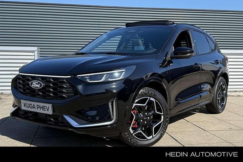 Zwart Nieuw 2025 Ford Kuga ST-Line X SUV | € 50.689 (Eerlijke prijs) - Afbeelding 1/3