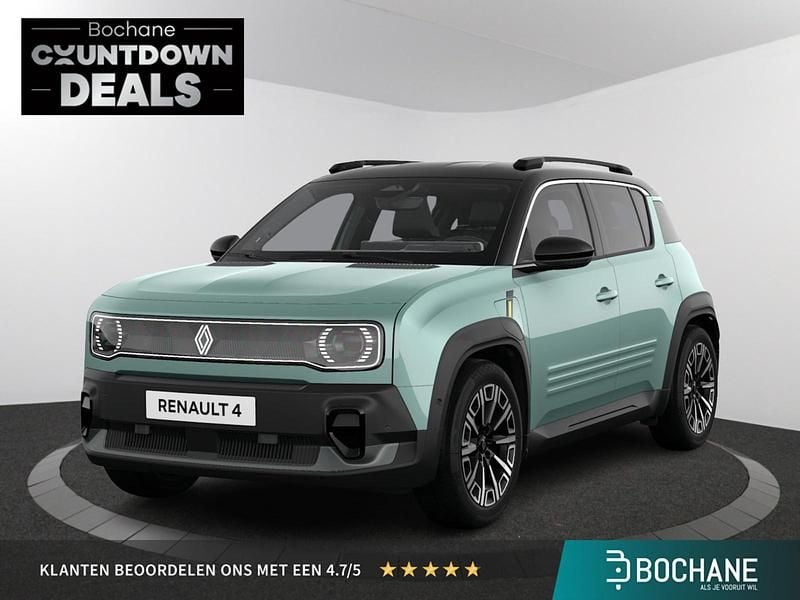 Twotone vert hautsdefrance / noir étoilé (groen metallic) Nieuw 2025 Renault R4 Iconic SUV | € 37.040 - Afbeelding 1/4