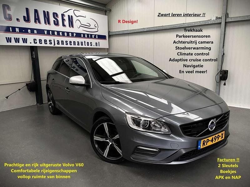 Grijs Gebruikt 2018 Volvo V60 Business Edition Stationwagen | € 16.999 (Goede deal) - Afbeelding 1/4