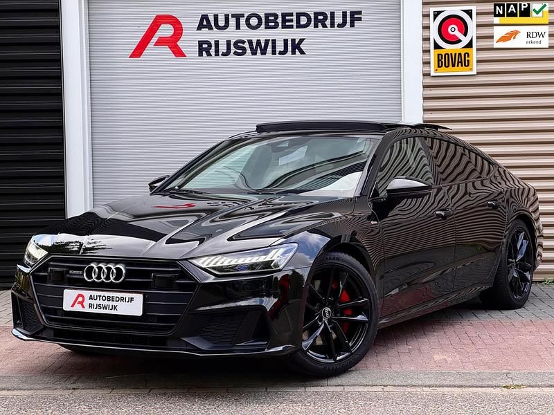 Zwart Gebruikt 2020 Audi A7 Sportback Competition Hatchback | € 51.950 (Duur) - Afbeelding 1/4