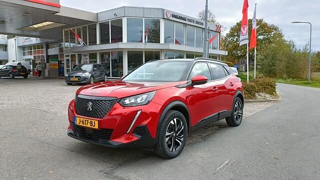 Rood Occasion 2020 Peugeot 2008 Allure SUV | € 16.950 (Iets duurder) - Afbeelding 1/4