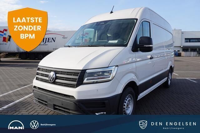 Wit Nieuw 2024 VW Crafter Exclusive Van | € 46.990 (Super prijs) - Afbeelding 1/4