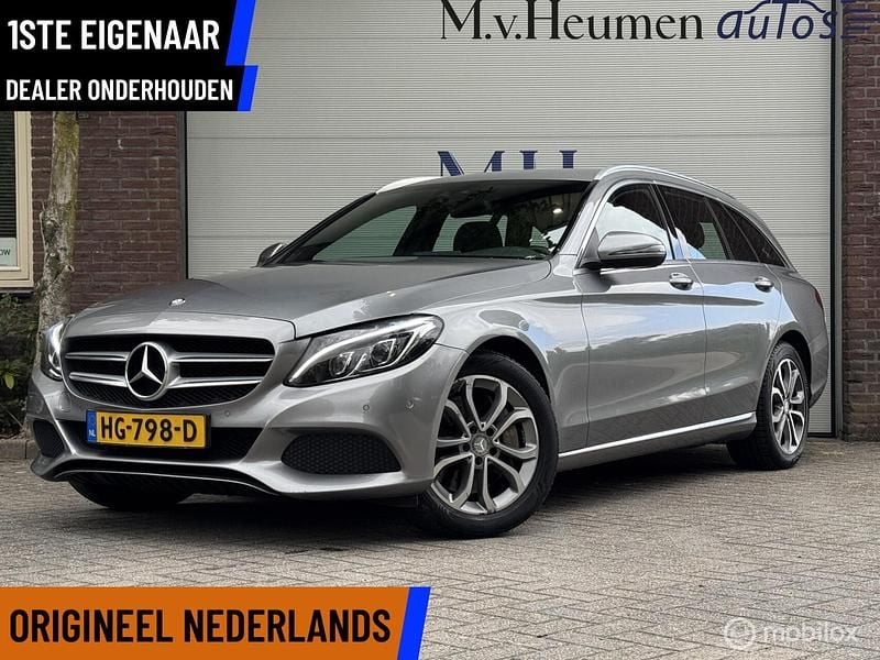 Grijs Gebruikt 2015 Mercedes C350 Stationwagen | € 13.940 (Goede deal) - Afbeelding 1/4